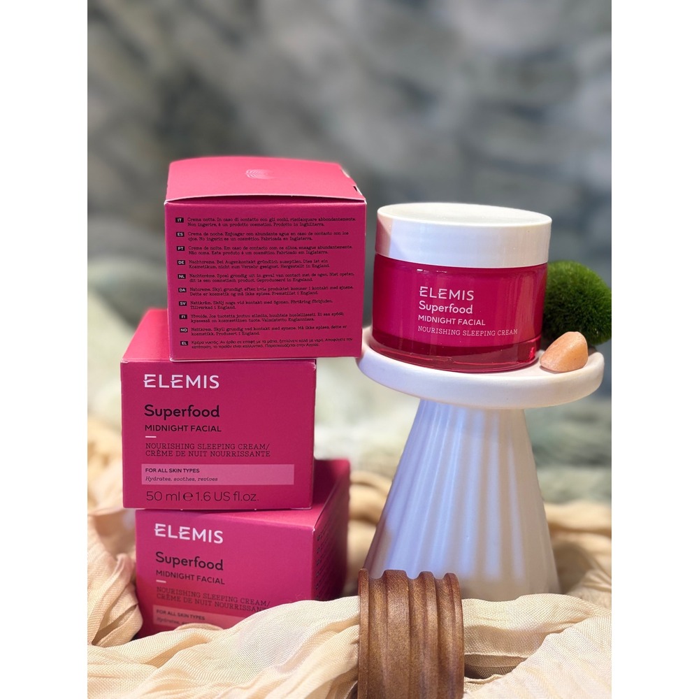 Elemis Superfood Midnight Facial Nourishing Sleeping Cream Prebiotic Treatment - Picture 4 of 5